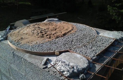 Помпейская печь из жаростойкого бетона