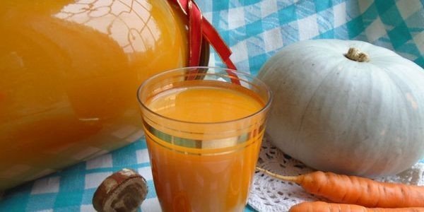 Сок из тыквы с морковью на зиму