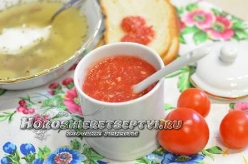 Густой томатный соус на зиму