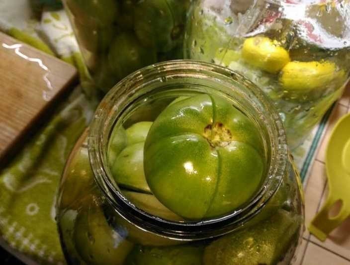 Маринад для зеленых помидоров