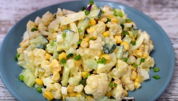 Салат из цветной капусты рецепты